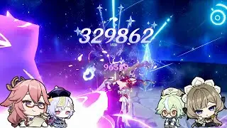 Dire / C6 Yae Miko × C6 Sucrose × C5 QiQi / vs Ball / Stygian Onslaught Luna VIII