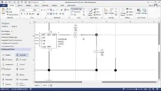 Visio Circuit Diagram Time-lapse: Simple Cell Phone Jammer