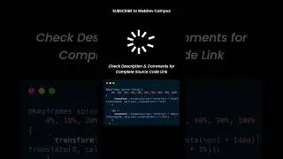 Creative Loading Animation using HTML & CSS | CSS Loading Animation | CSS Loader | CSS Animation