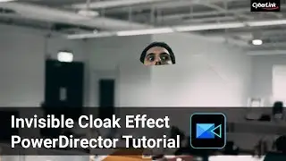 Using Chroma key to Create the Invisible Cloak Effect | PowerDirector Video Editor Tutorial