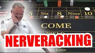 🔥NERVERACKING🔥 30 Roll Craps Challenge - WIN BIG or BUST 