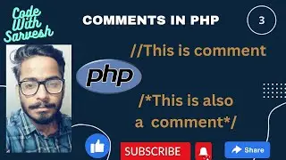 Comments in PHP | PHP Tutorial in Hindi