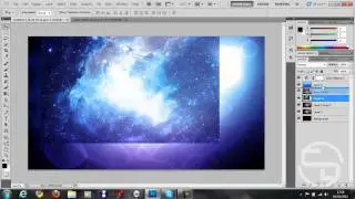 Adobe Photoshop CS5: How to Make a Nebula / Molecular Cloud - Tutorial.