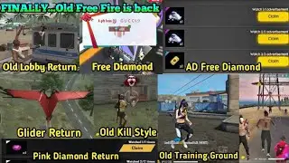 FREE FIRE OLD DAYS RETURN ☺️|FINALLY OLD FREE FIRE IS BACK🤗