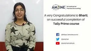 Student's Review regarding our most selling course- Tally Prime #besttallycourse #Amzine Institute