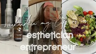 Weekend Vlog | AM Skincare, Glamcore Unboxing, Meals, New iS Clinical Products + Chatting Biz!