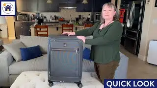 QUICK LOOK Travelpro Platinum Elite Softside Expandable Checked Luggage Medium 25 Inch Easy Rolling