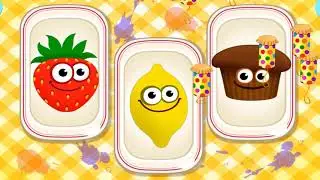 Baby Learn Colors, Shapes, Numbers with Foods - Gameplay Video | Games for Kids