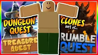 TRYING DUNGEON QUEST CLONES! | Rumble/Treasure Quest [Roblox]