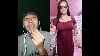 tante ini tidak memakai BH