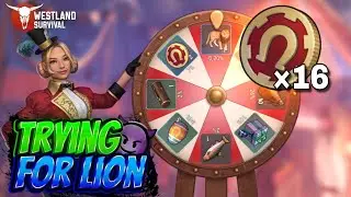 Westland Survival:Spending 16 LUCKY CHIPS(Trying For Lion😉)