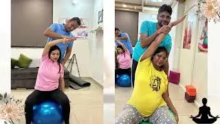 Yoga | Prenatal Partner Yoga #yoga #prenatal  #prenatalgentleyoga #pregnancy