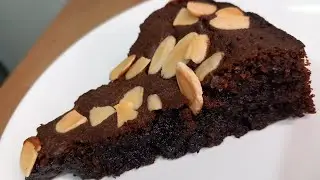 Fondant chocolat aux amandes, très gourmand et facile à faire!