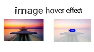 How to Create Image Hover Effect with CSS | html | VSCode