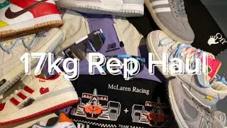 17KG SUGARGOO REP HAUL // WEIDIAN HAUL // TAOBAO HAUL (Off White, Rhude, nike dunks and more)