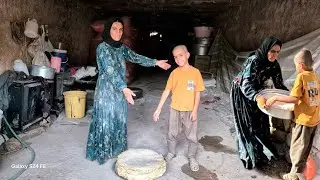 The joy of an orphan: Mina's baking of fresh bread with love...