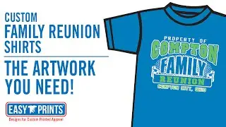 Custom Family Reunion T-Shirts with Easy Prints