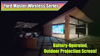 Elite Screens - Yard Master Wireless Series The Future of Outdoor Projection