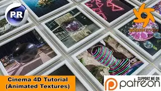 HOW TO USE ANIMATED TEXTURES (Cinema 4D Tutorial)