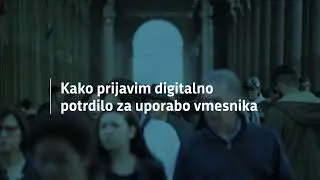 Kako prijavim digitalno potrdilo za uporabo vmesnika?