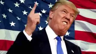 дональд трамп батя в здании