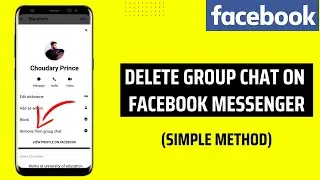 How To Delete Group Chat On Facebook Messenger