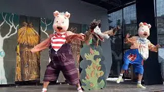 Întâmplările celor trei purceluși - Festivalul copiilor ANIMAȚIE, Târgoviște 2018