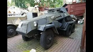 Inside a Sd Kfz 231 German Armored Vehicle