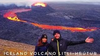 Iceland Litli-Hrútur Volcano Eruption, Helicopter tour and hike from Car park 1. 🇮🇸🌋🔥🚁