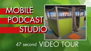 Mobile Podcast Recording Studio available now - 47 second tour