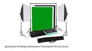 günstiges Hintergrundsystem/ Fotostudio für zu Hause