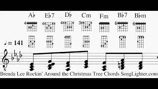 Rockin' Around the Christmas Tree Chords - Brenda Lee