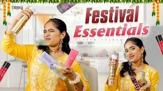 Festival Essentials | Must-Have Items for a Perfect Look | Telugu | Blend with Anoo