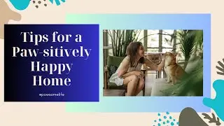 Embracing the Pet-Friendly Lifestyle: Tips for a Paw-sitively Happy Home! 🏡🐾 |