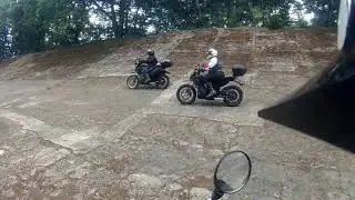 Riding Brooklands Motor Racing Circuit