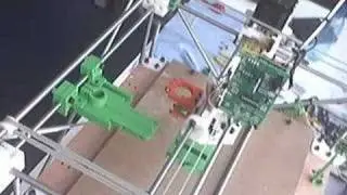 RepRap Mendel extruder mechanism