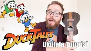 DUCKTALES THEME (Disney) - EASY UKULELE TUTORIAL!