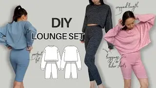 How to Sew a Loungewear Set | DIY Easy Chic Sweat Set for Beginners [SEWING TUTORIAL]