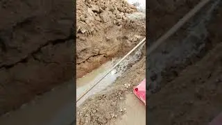 Прокладка полиэтиленовой трубы СЕВЕР