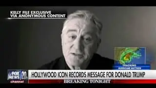 Robert de Niro: I'd like to punch Donald Trump in the face