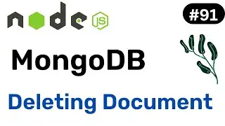 Deleting Document in MongoDB - NodeJS || Hindi #91