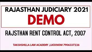 demo video I rajasthan judiciary I  rjs vacancy 2021 I rjs vacancy 2021 I rajasthan civil judge