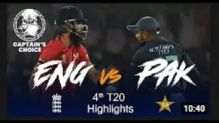 PAK vs ENG 4th T20 Highlights   Last Overs Thrilling