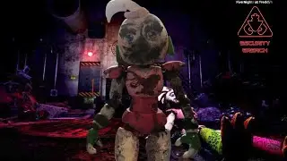 [FNaF] Shattered Glamrock Chica Funko Custom Action Figure Review