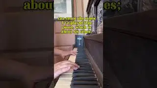 “Lost in Music: A Moment with My Old Antique Piano”. #Improvisation #PianoPractice #EmotionalMusic