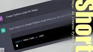 Maya: AI Creates Python Code