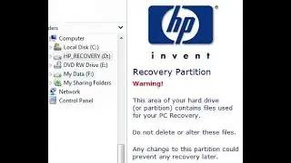 Create a Recovery Partition for a PC or Laptop with Windows OS
