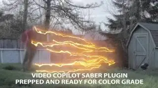 Video Copilot Saber Plugin   The Flash Running