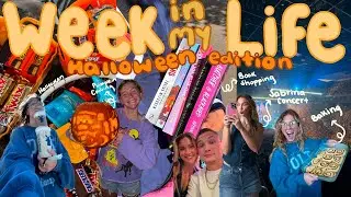 Week in my life 🎃🍂| November Reset, Mini book haul, Sabrina concert, halloween and more!