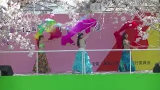 黒目川花まつり2018 ベリーダンス&ダルブッカ@Airy Studio
